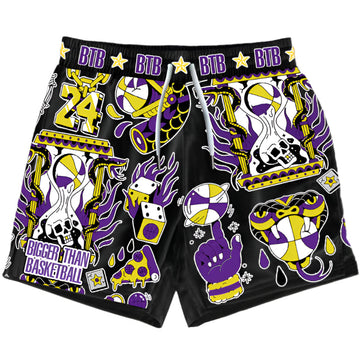 Bigger Than Basketball - Mamba Madness - Shorts - Black