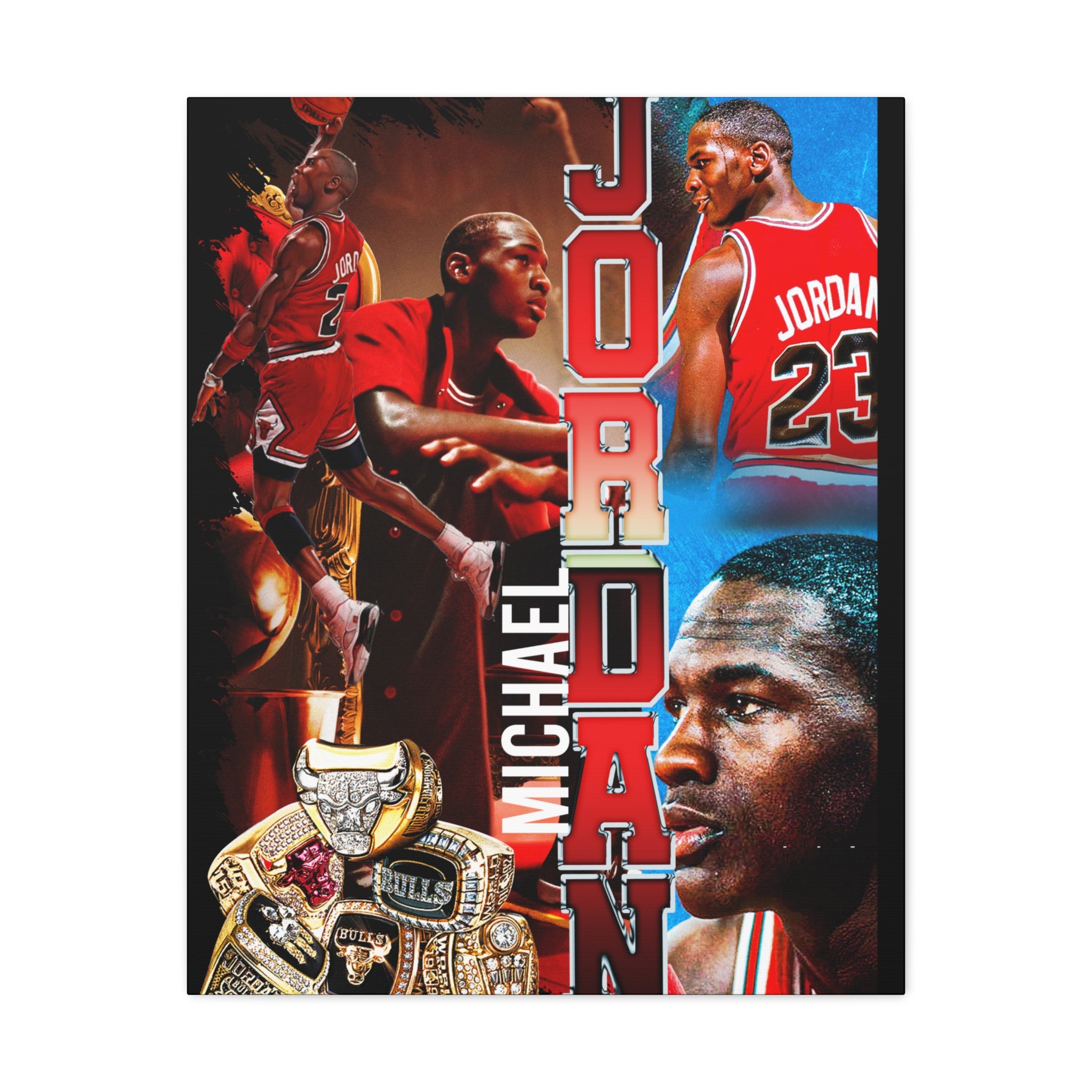 Jordan Rings Canvas Gallery Wrap