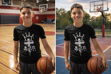 Jesus Is King Compression Shirt