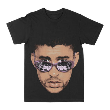 Bad Bunny "Big Face Shades" Graphic Tee