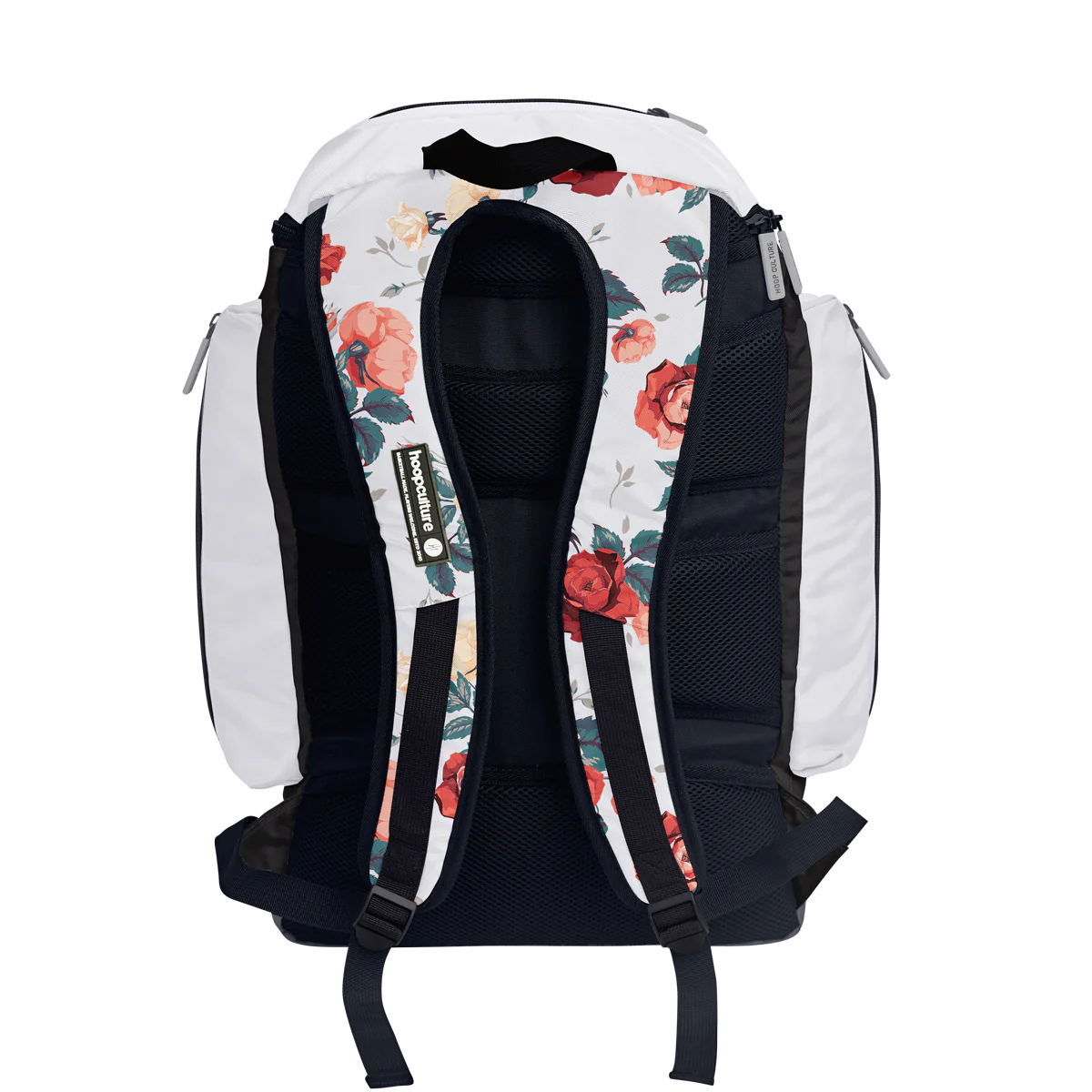 Hoop Culture Hoop Vibe floral patterned basketball backpack. Hoop Culture Sweet Block Hoop Culture Backpack main image 4
