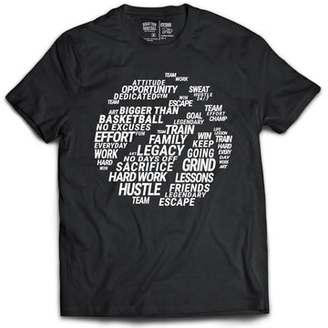 Bigger Than Basketball - Basketball is Everything - T-Shirt - Black