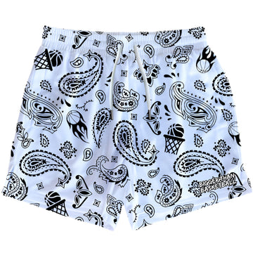 Bigger Than Basketball Court Bandit - Shorts - White